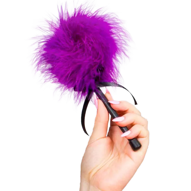 Spolverino marabou rosa viola – Secretplay