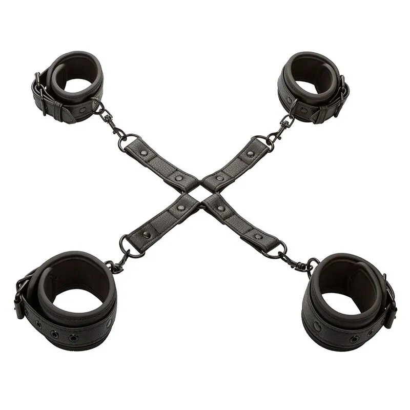 Nocturnal connettore hog tie cuero regolabile nero – Calexotics