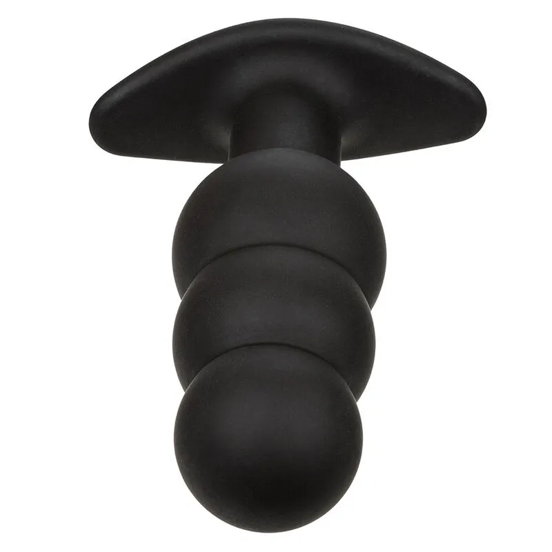 Rock bottom perline tappo anale 10 vibrazioni silicone nero – Calexotics