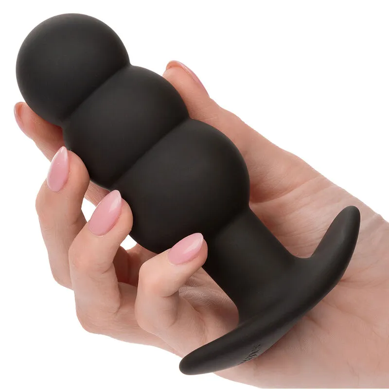 Rock bottom perline tappo anale 10 vibrazioni silicone nero – Calexotics