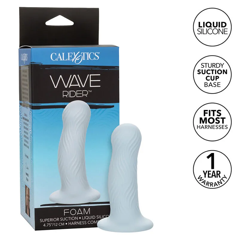 Wave rider foam anal plug blu – Calexotics