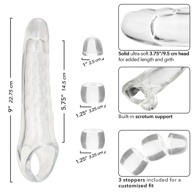 Maxx estensore per pene regolabile trasparente – Calexotics