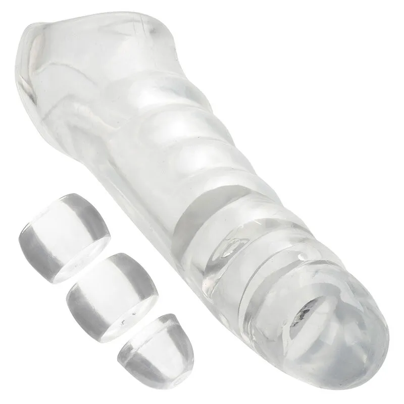 Maxx estensore per pene regolabile trasparente – Calexotics
