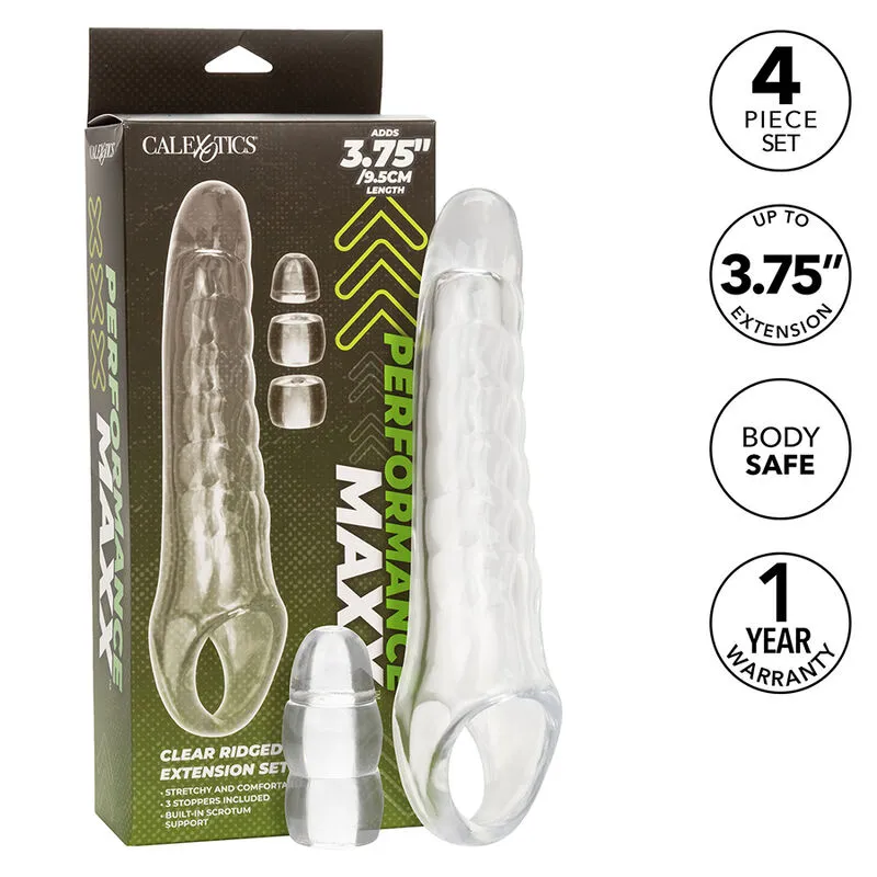 Maxx estensore per pene regolabile trasparente – Calexotics