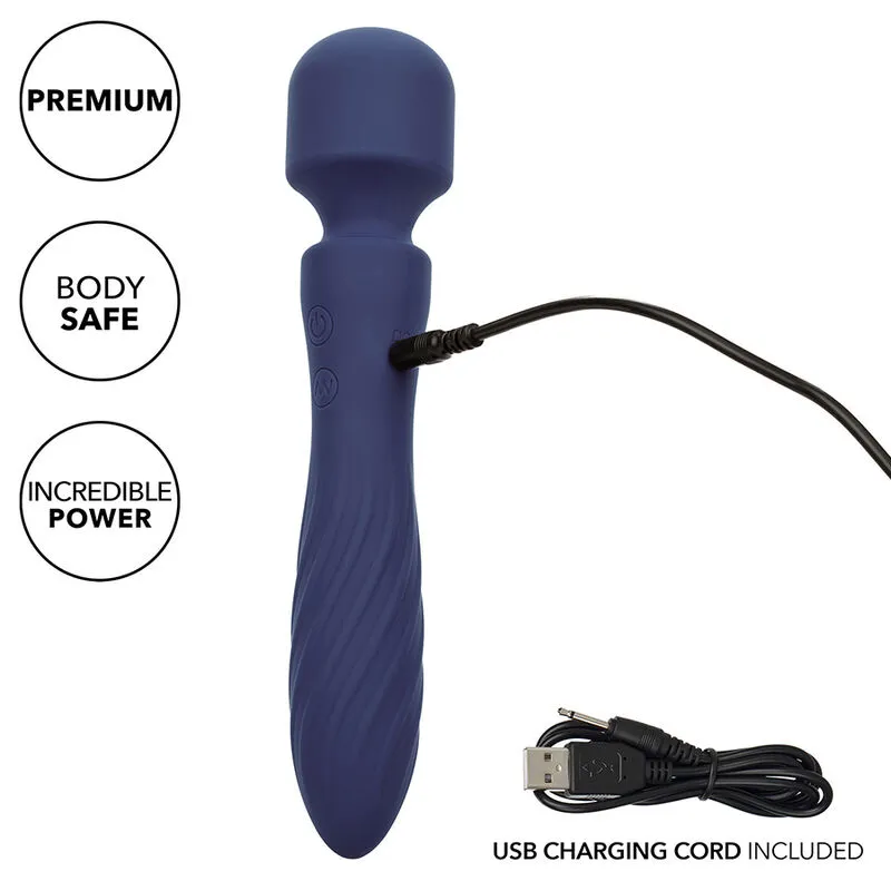 Charisma mystique massaggiatore doppio motore 12 funzioni 20,5 cm X 4,5 cm viola – Calexotics