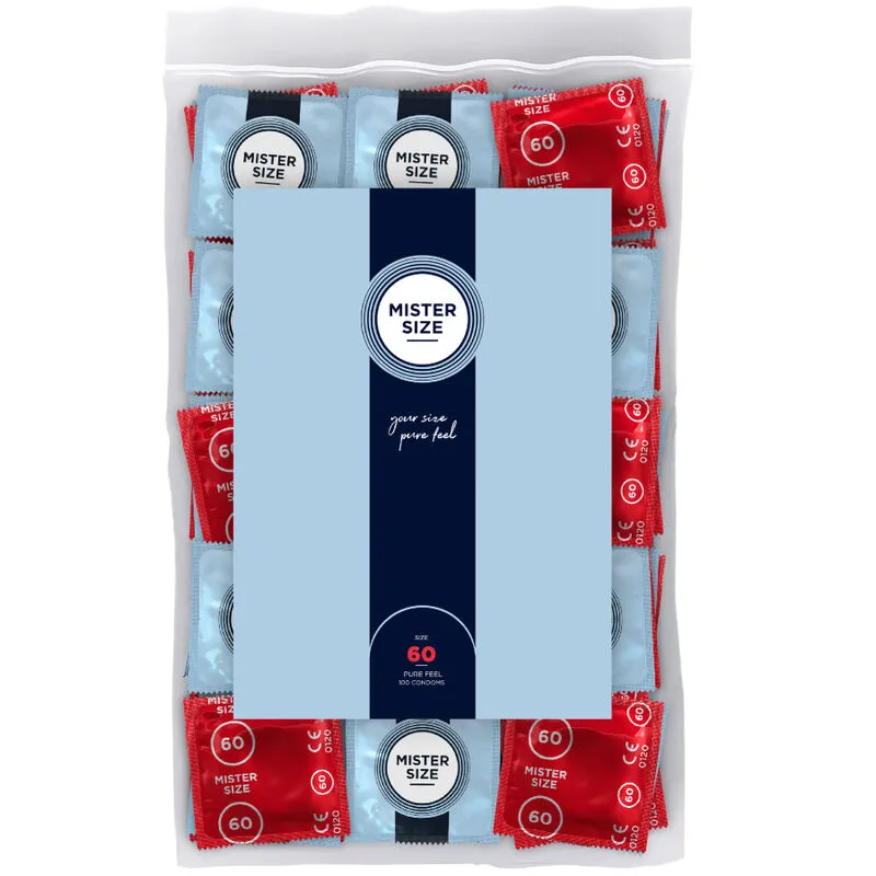 Preservativo taglia XL 60 MM (100 unità) – Mister Size