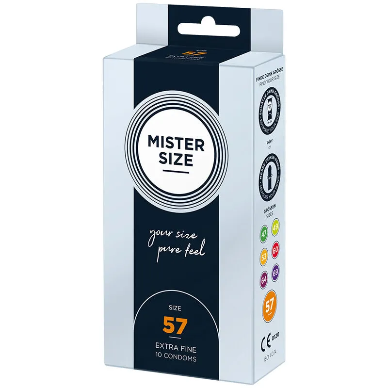 Preservativo taglia L 57 MM (10 unità) – Mister Size