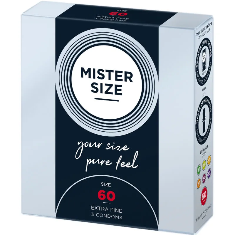 Preservativo taglia XL 60 MM (3 unità) – Mister Size