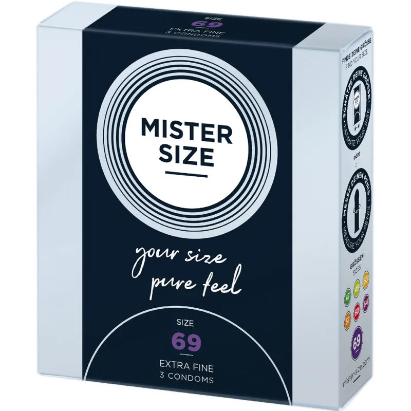 Preservativi taglia XXXL 69 MM (3 unità) – Mister Size