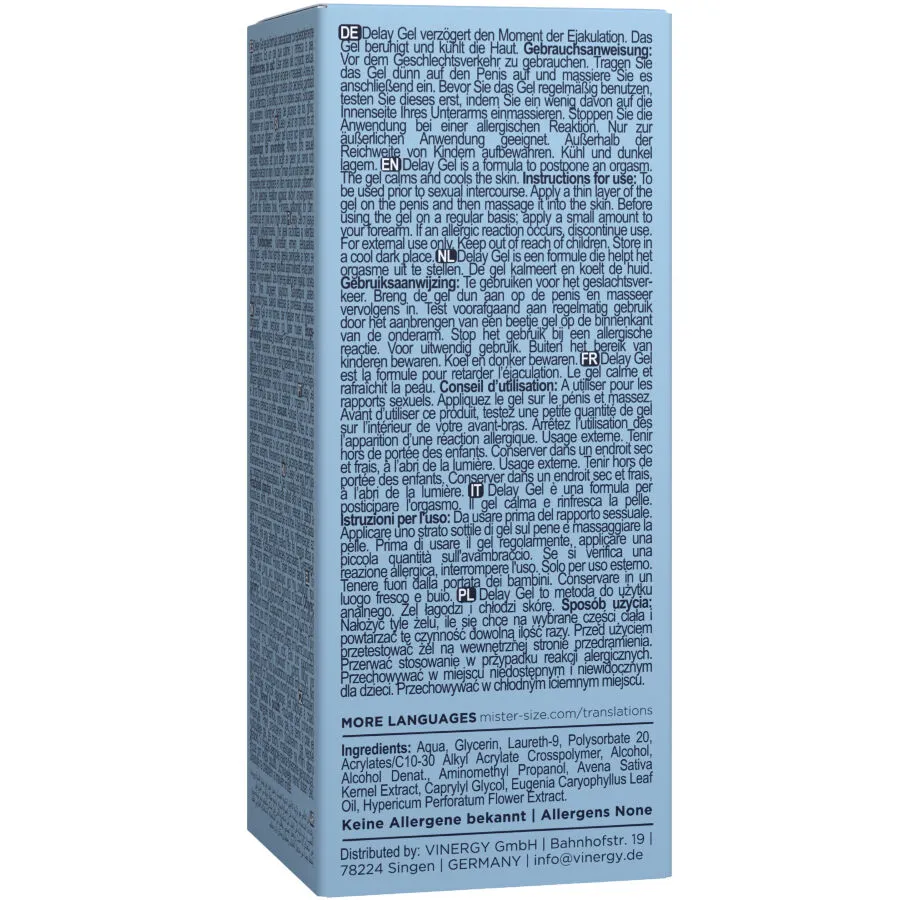 Gel ritardo 50 ml – Mister Size