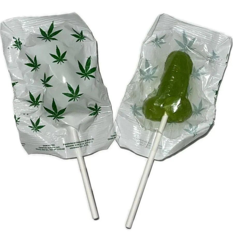 1 pene lecca-lecca aroma cannabis – Diablo Goloso