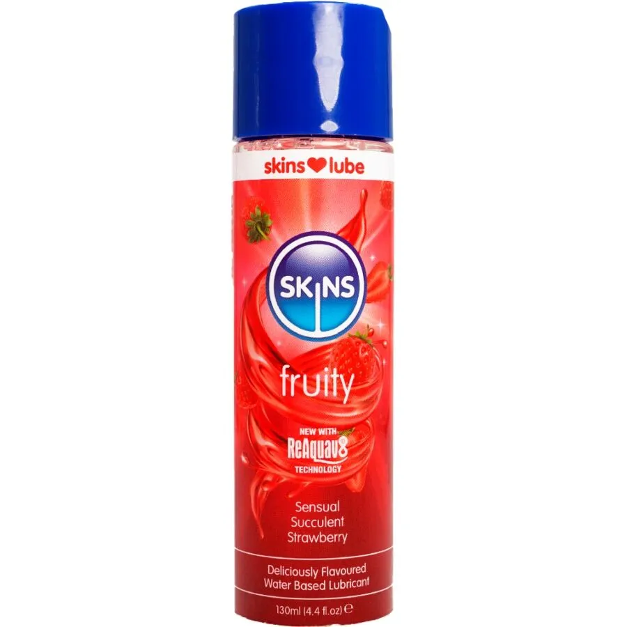 Lubrificante fruttato a base d'acqua fragola 130 ml – Skins