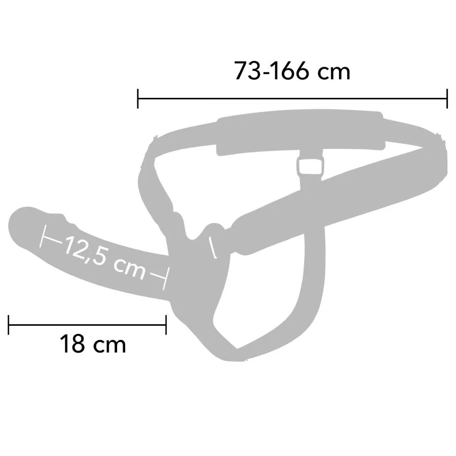Inferno vibrante guaina per pene strap-on 18 cm – Hidden Desire