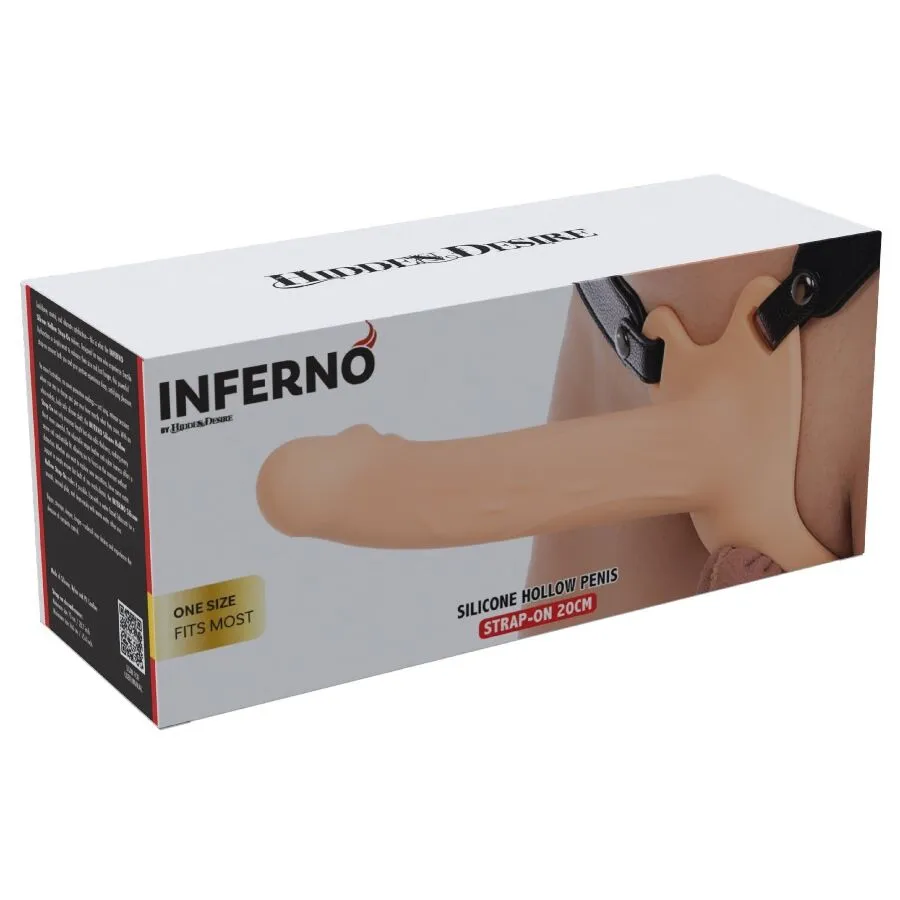 Inferno guaina per pene strap-on 20 cm – Hidden Desire