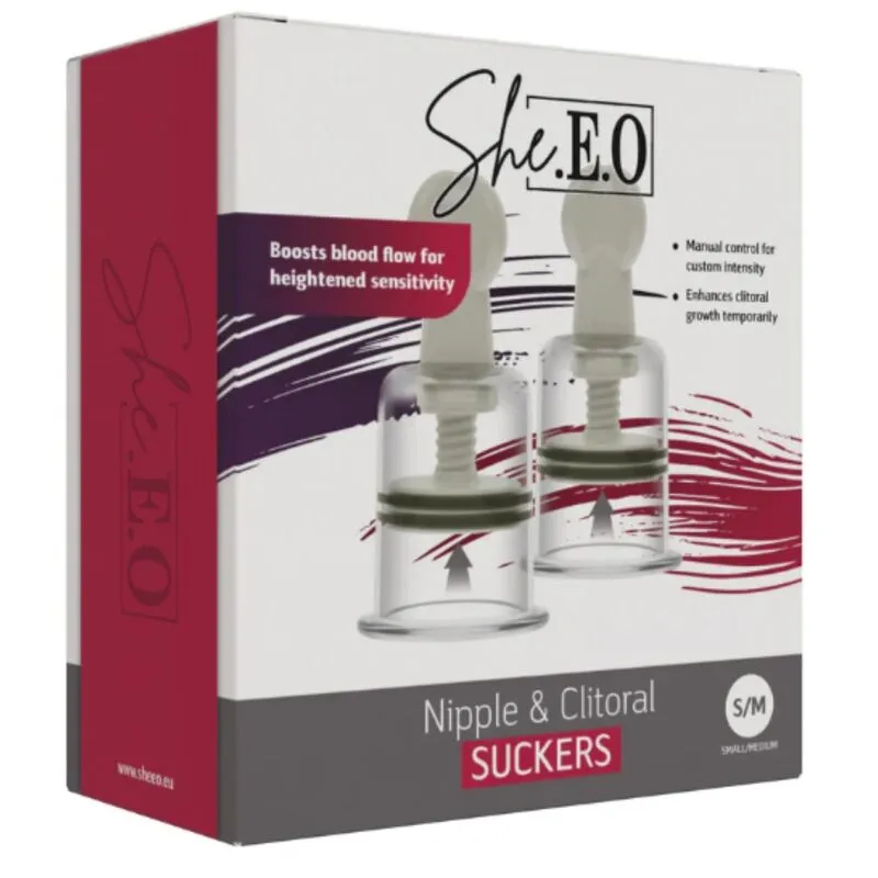 Ventosa per capezzolo e clitoride S/M – She.e.o